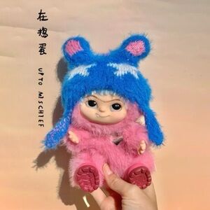 Wakuku Fuzzy Trendy Fun Party Plush Pendant - Up To Mischief